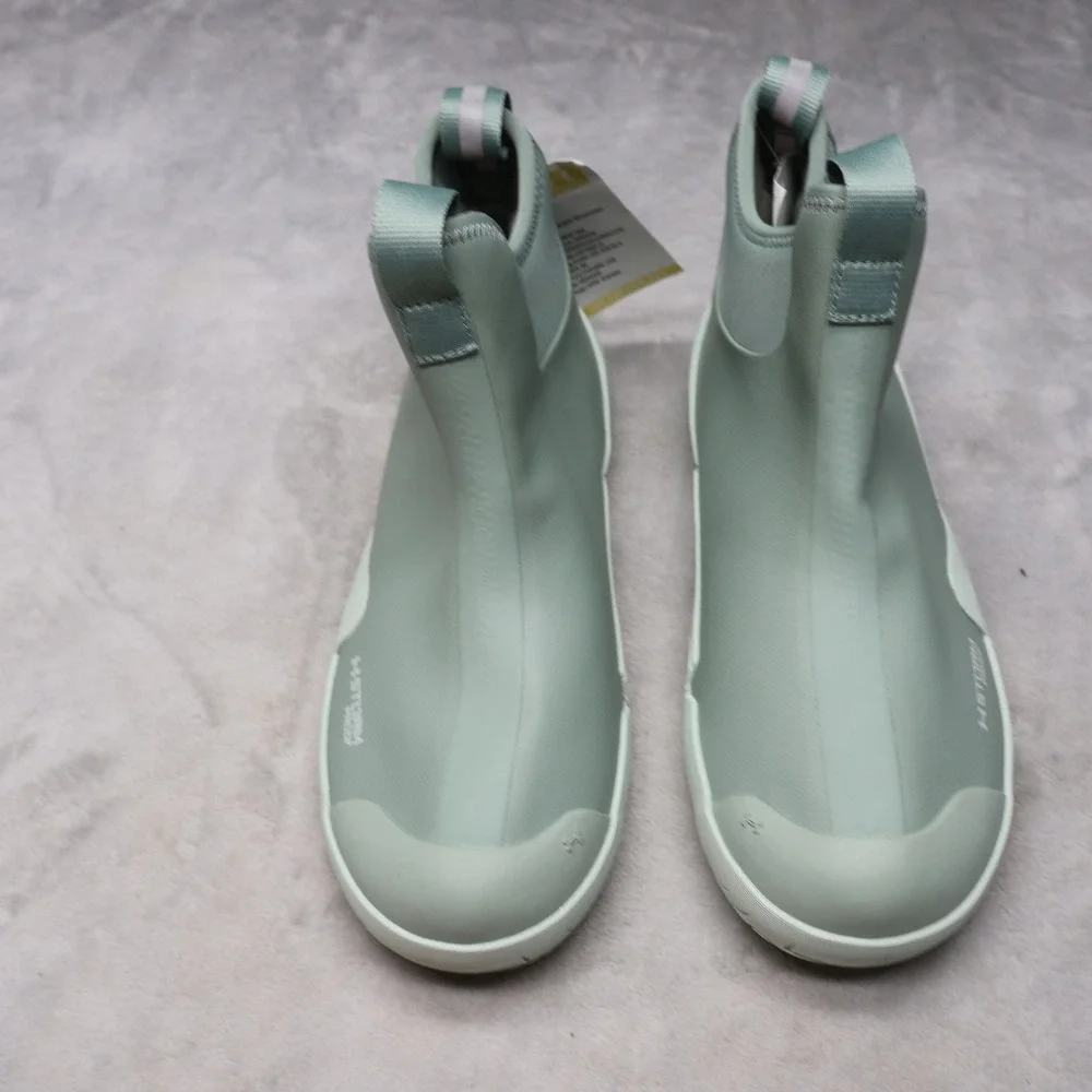 Under Armour Mens 9 Rain Boots Green Charged Shoreman Deck Rubber Waterproof NEW